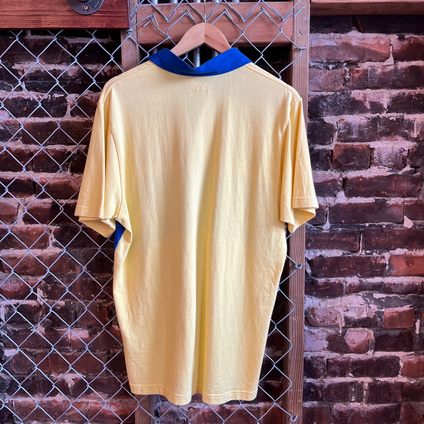Supreme Yellow/Blue Polo Tee - M