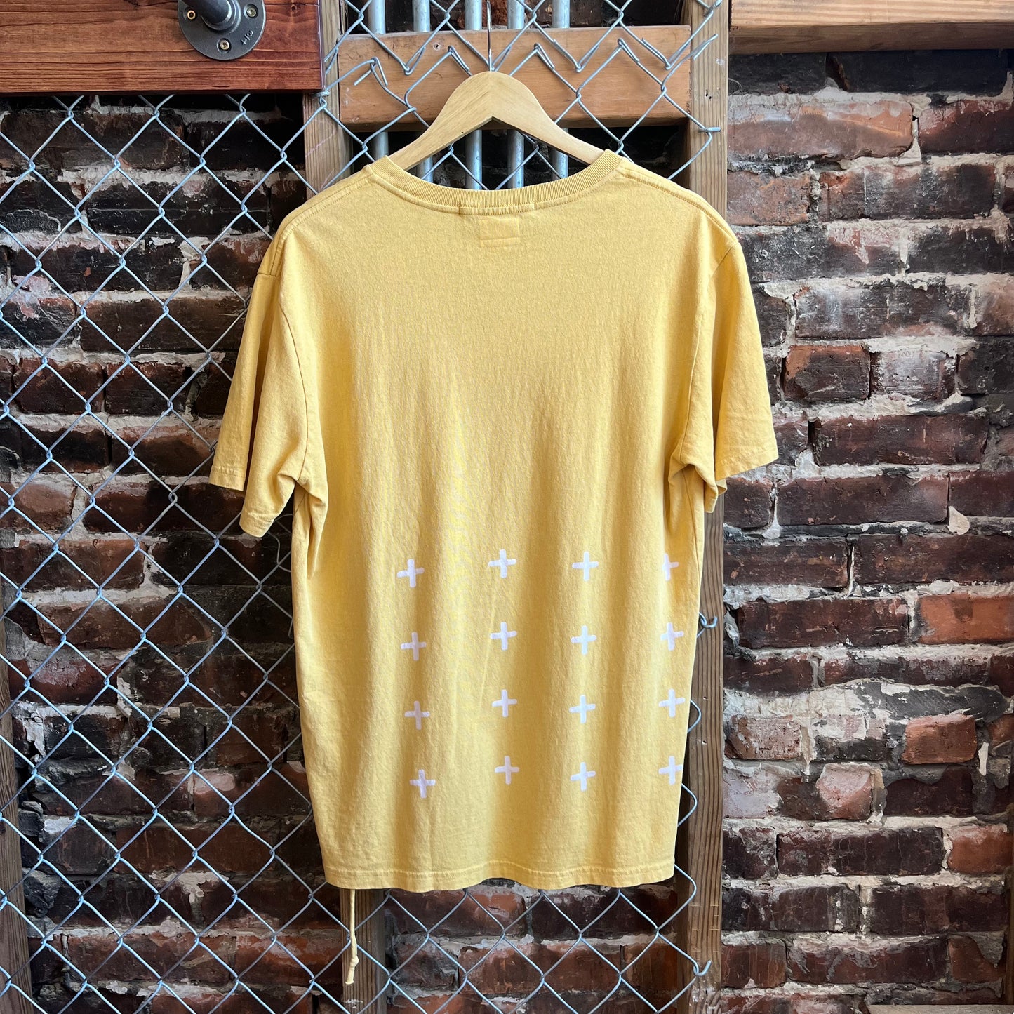 Ksubi Old Dollar Kash Yellow Tee- M