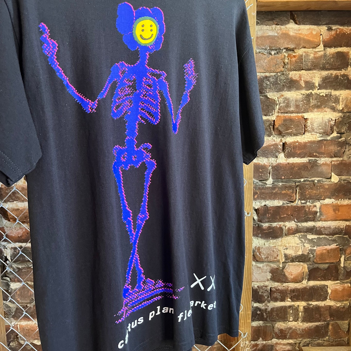 CPFM X KAWS Collab Black Tee - L