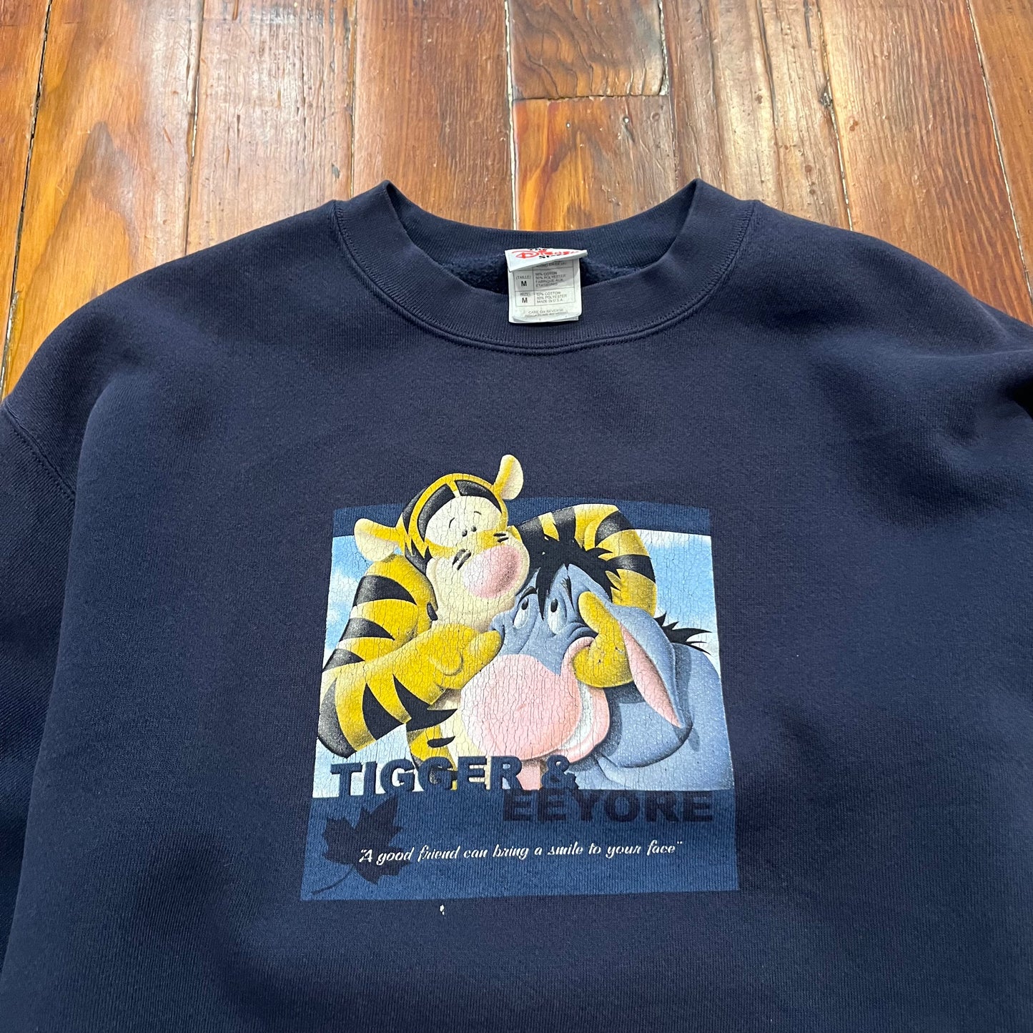 Vintage Disney Tigger & Eeyore Crewneck- M