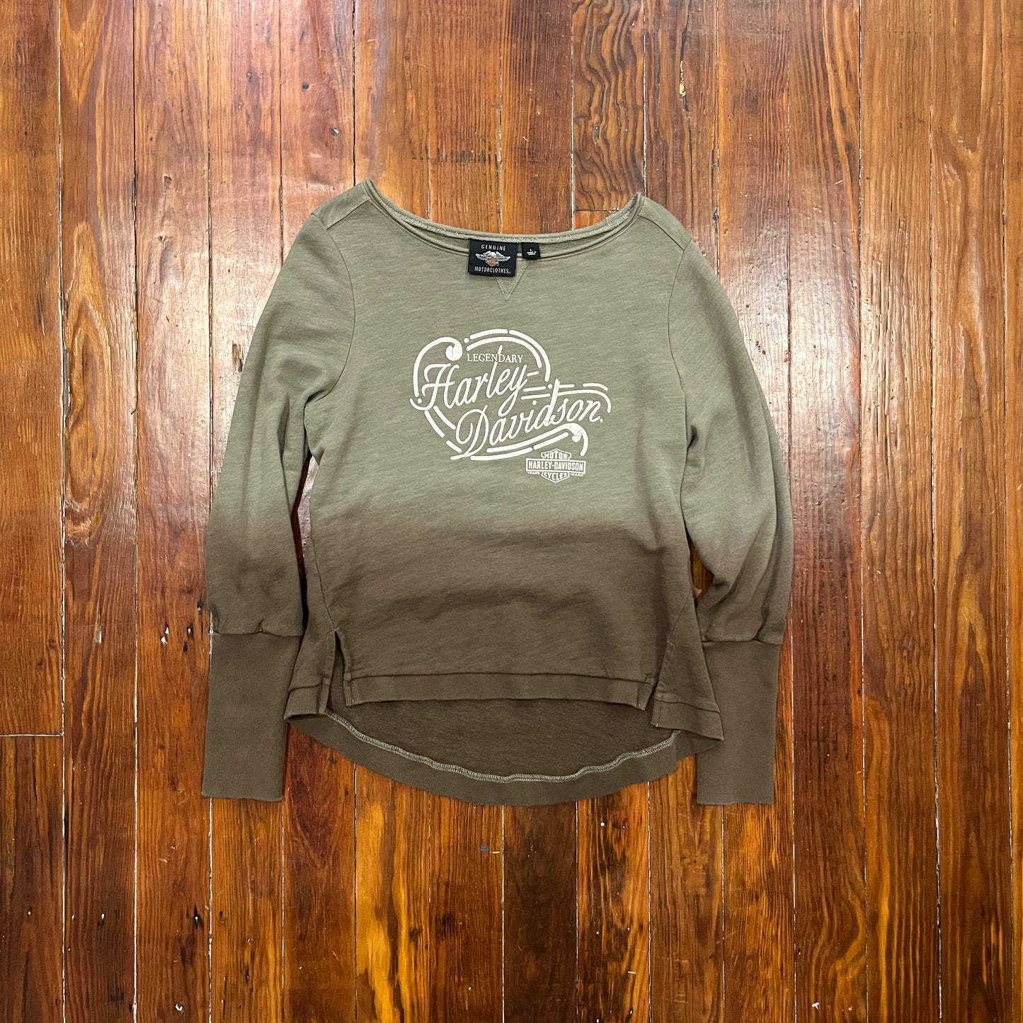 Vintage Harley Davidson Gradient Pullover- L