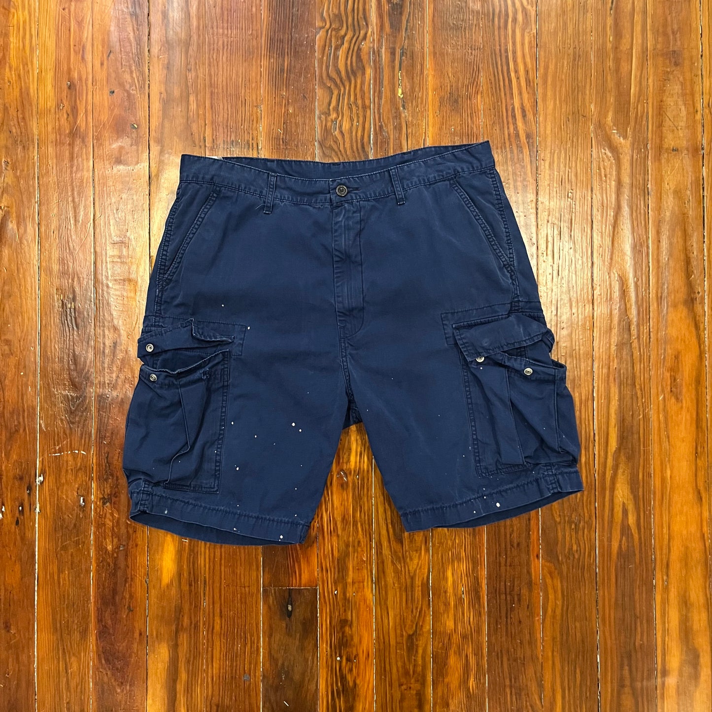 Levi Navy Cargo Shorts- 38x9