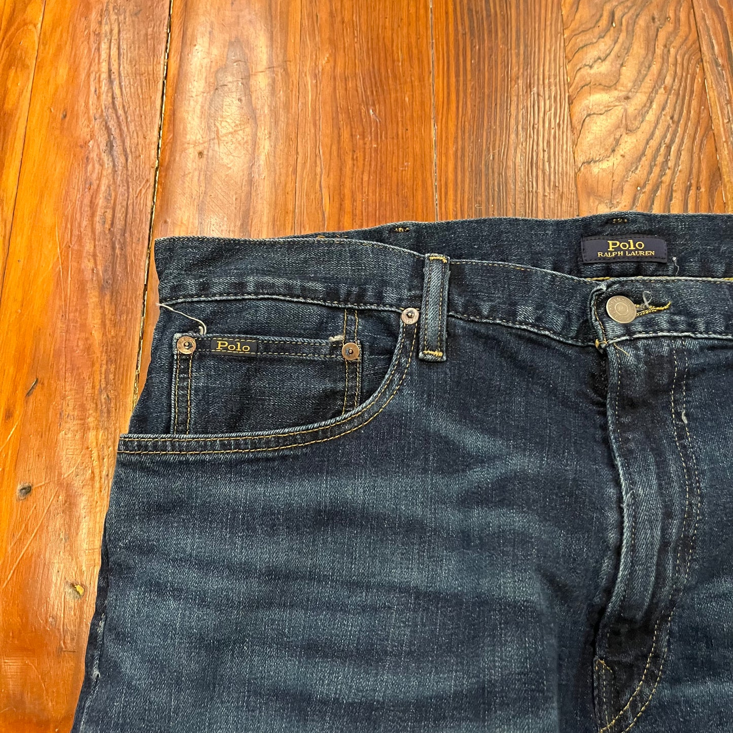 Polo Denim Blue Jeans- 38x32