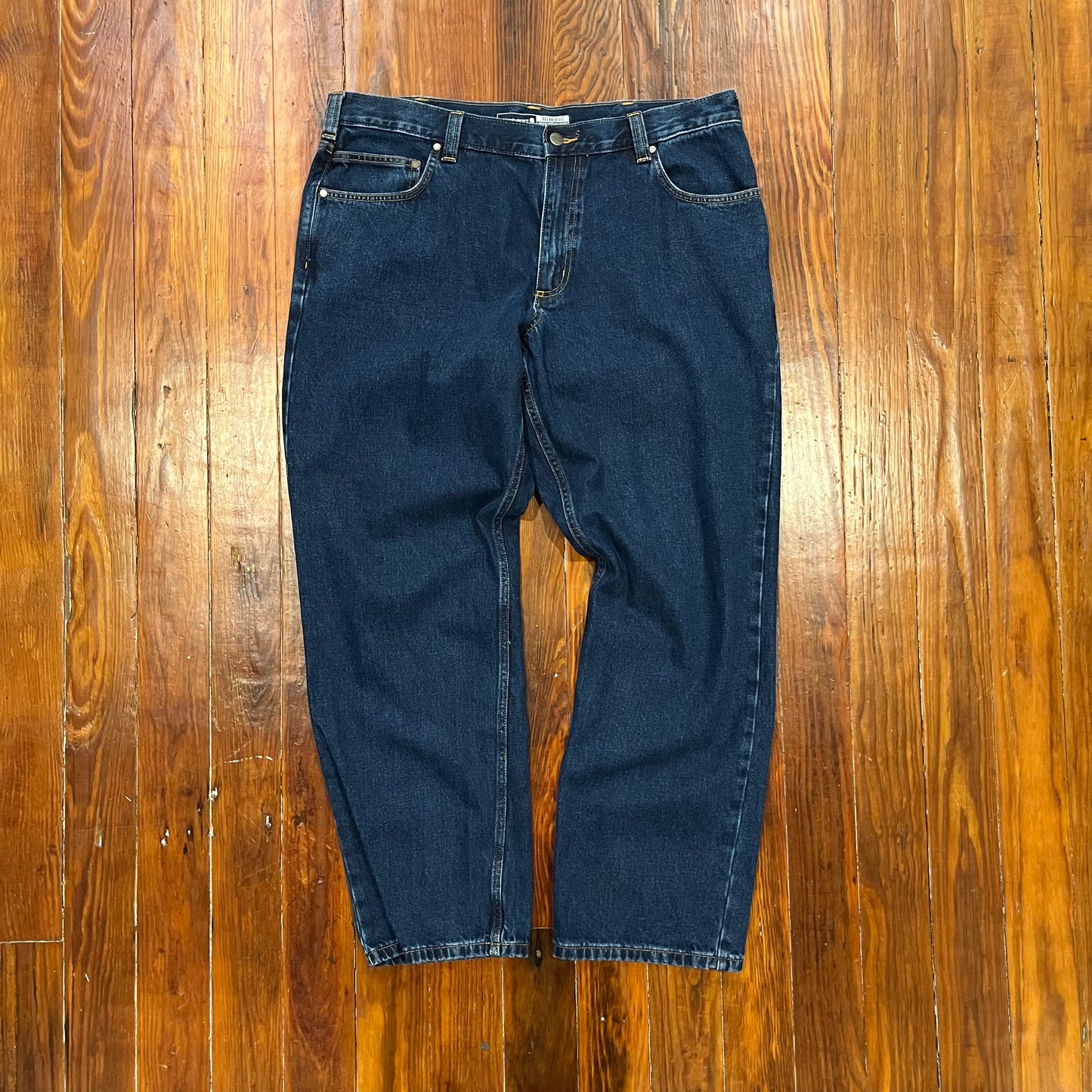 Carhartt Denim Blue Jeans- 38x32
