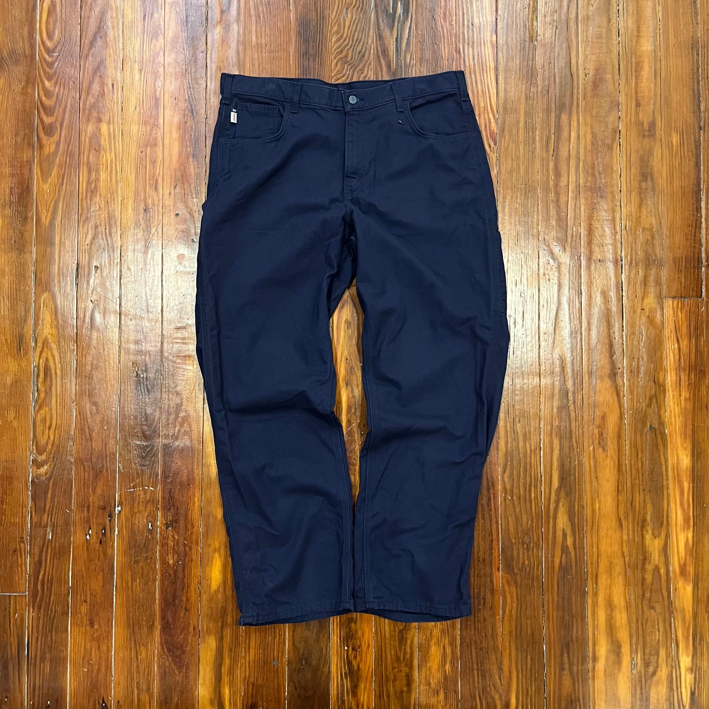 Carhartt Navy Blue Jeans- 38x30