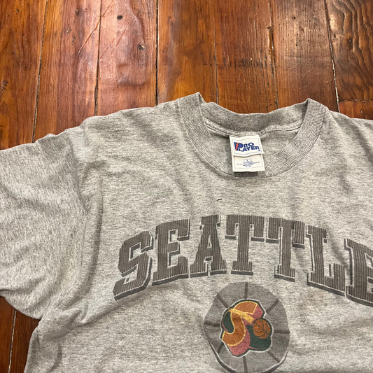 Vintage Seattle Sonics Tee- L