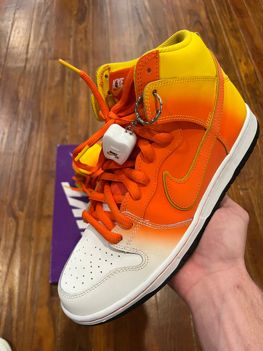 Nike SB Dunk High 'Sweet Tooth Candy Corn' - Sz10M