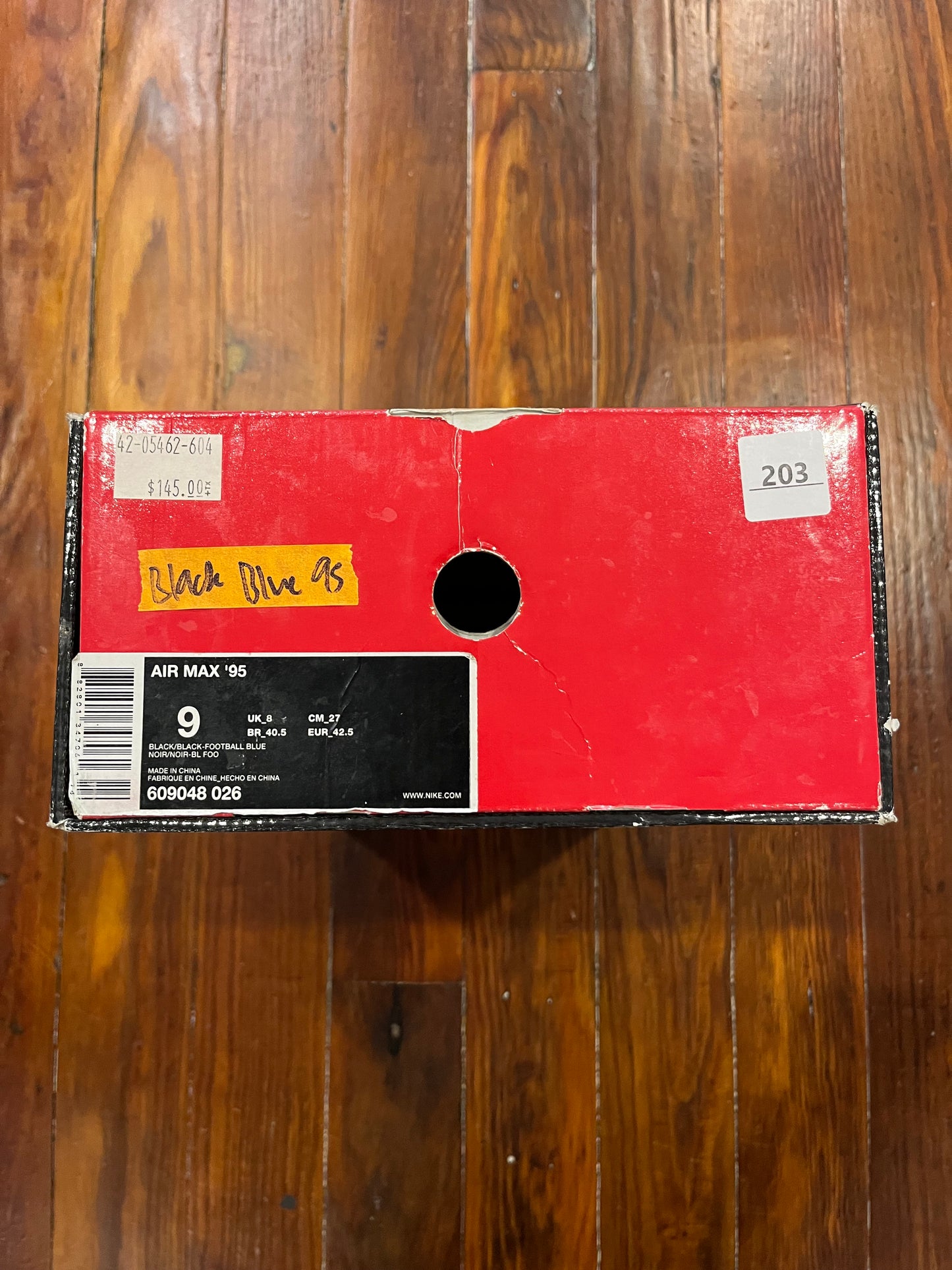 Nike Air max 95 'Black University Blue' (2006) - SZ9M