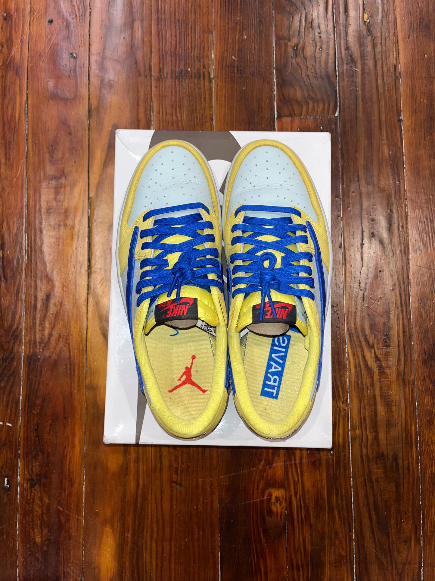 Travis Scott x Wmns Jordan 1 Low 'Canary' - SZ10.5W/9M