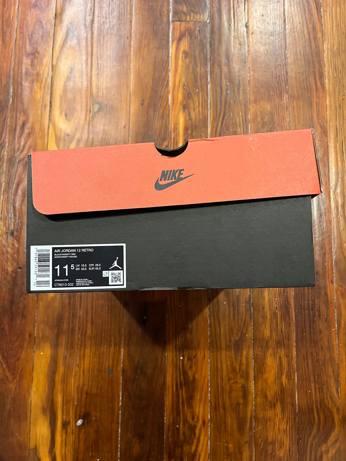 Jordan 12 Retro 'Flu Game' - SZ11.5M