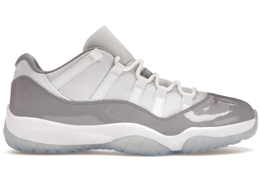 Jordan 11 Retro Low 'Cement Grey' - Sz12M