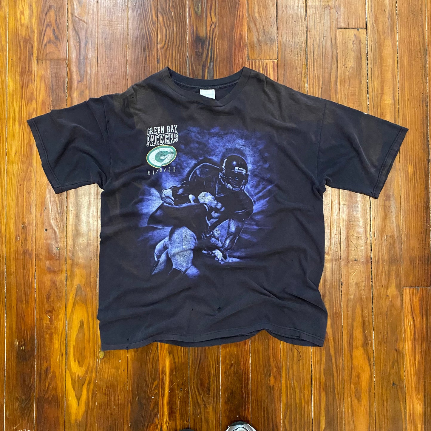 Vinatge 1998 NFL Green Bay Packers Riddle Graphic Tee - 2XL