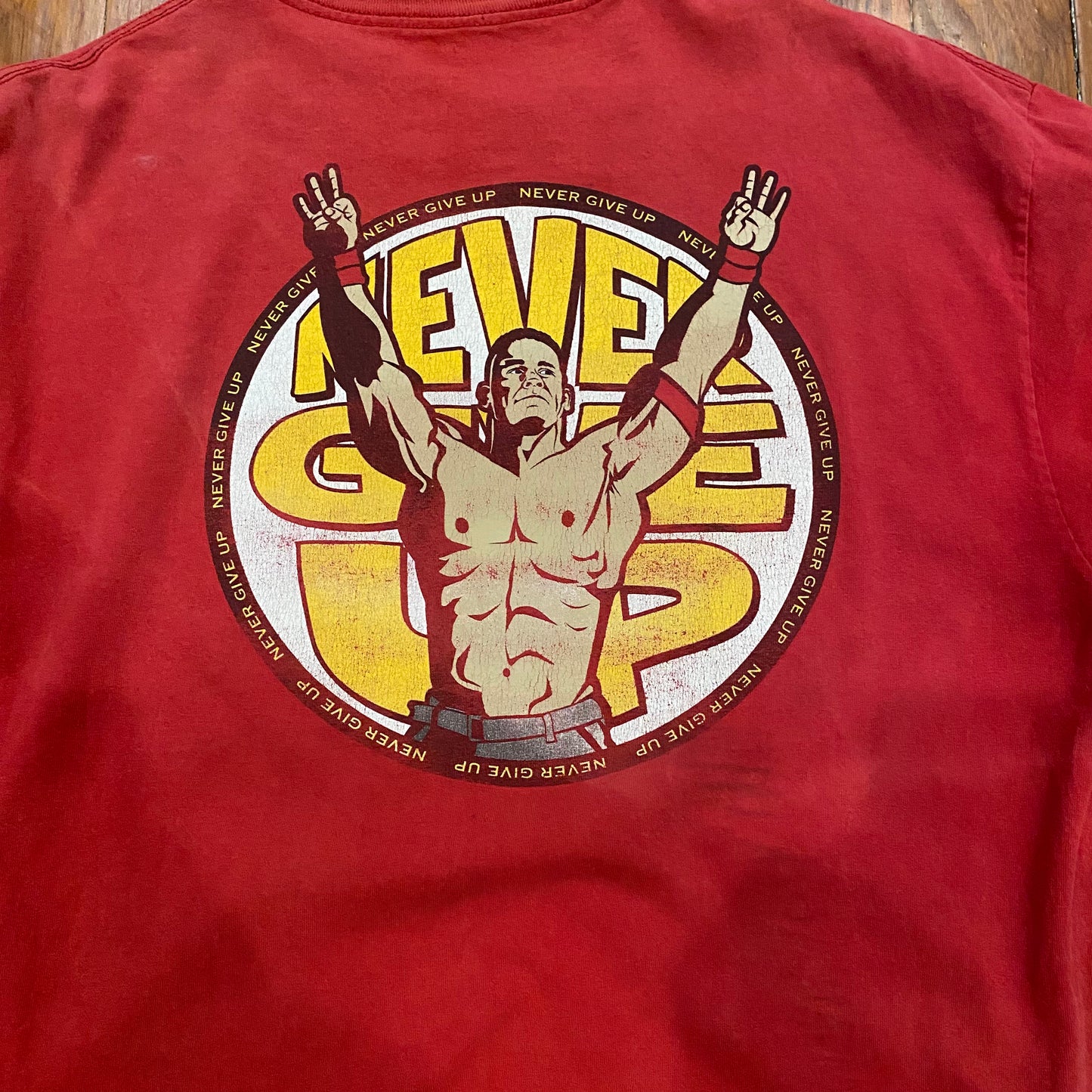 WWE 2014 Red John Cena U Cant C Me Graphic Tee - XL