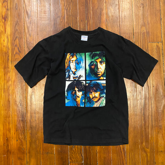 Vintage 90s The Beatles Portrait Band Tee - 2XL