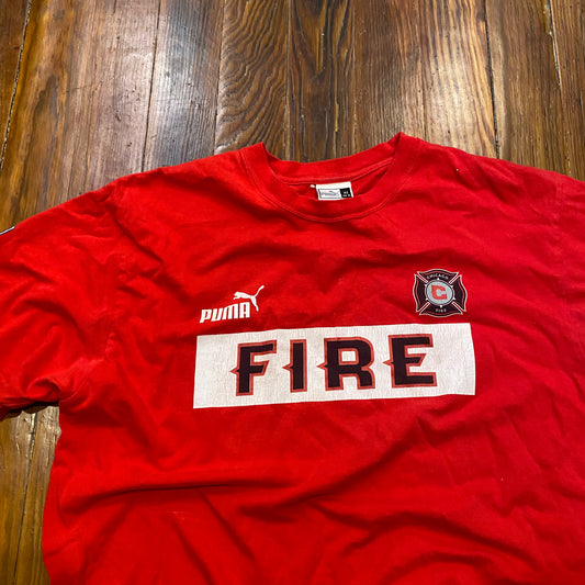 Vintage Puma Chicago Fire Tee - XL