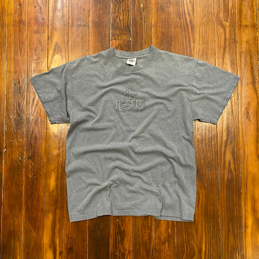 Vintage  Faded Jesus Tee- L
