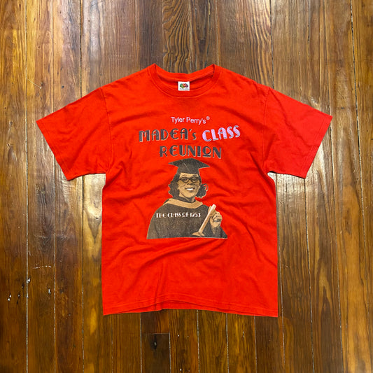 Vintage Tyler Perry's Madea's Class Reunion Red Tee- L