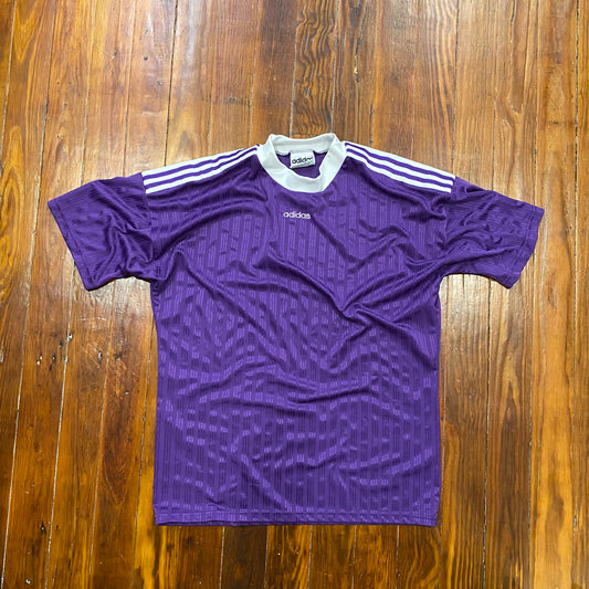 Vintage Adidas Purple Soccer Jersey - M