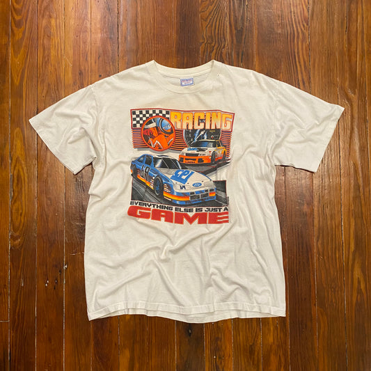 Vintage Everything Else Is Just A Game Racing Graphic - Tee - XL
