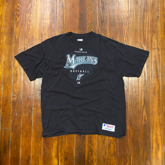 Vintage MLB Marlins Baseball Tee - 2XL