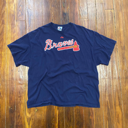 Vintage Baseball Braves Tee -2XL