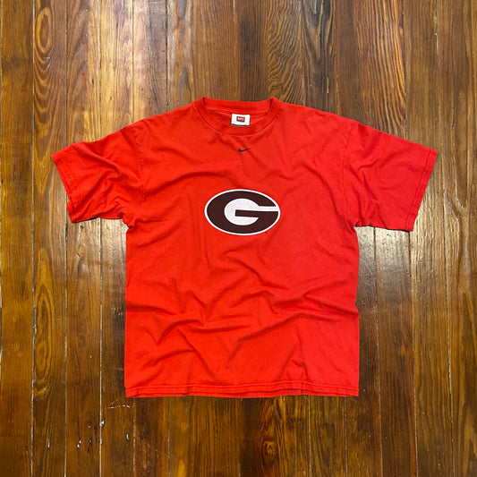 Vintage Georgia Logo Tee - L