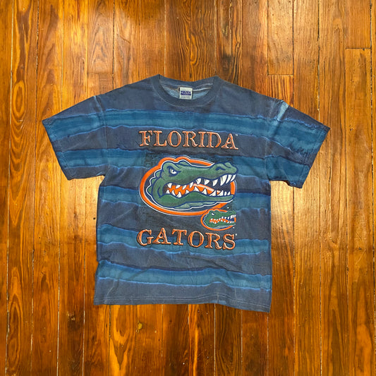 Vintage Florida Gators Logo Tie Dye Tee - L