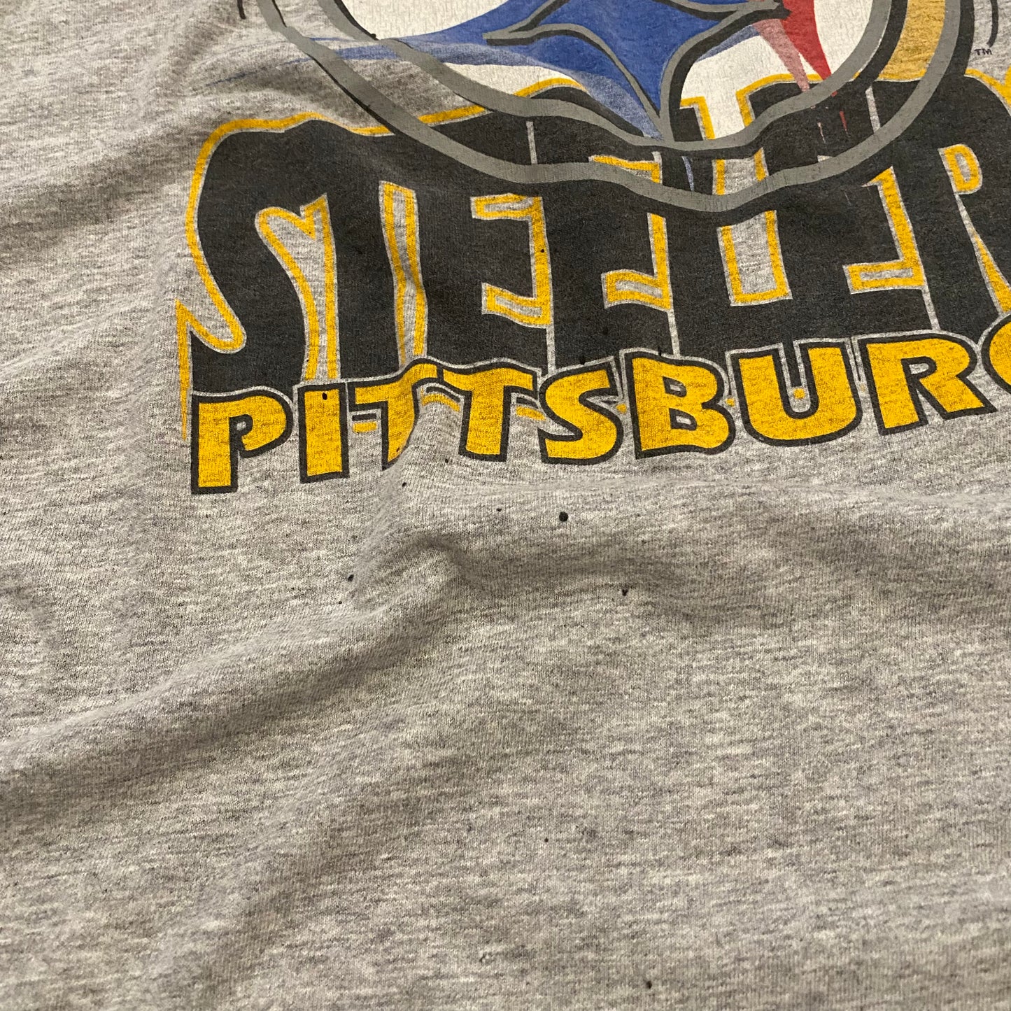 Vintage Pittsburgh Steelers Logo Tee - L