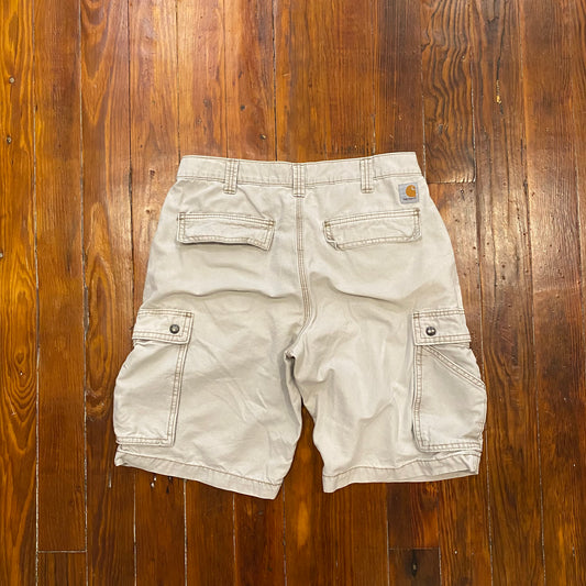 Carhartt Tan Cargo Shorts- 33x11