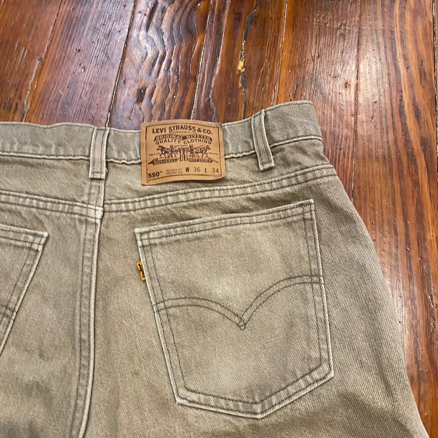 Levi tan Jeans- 36x34