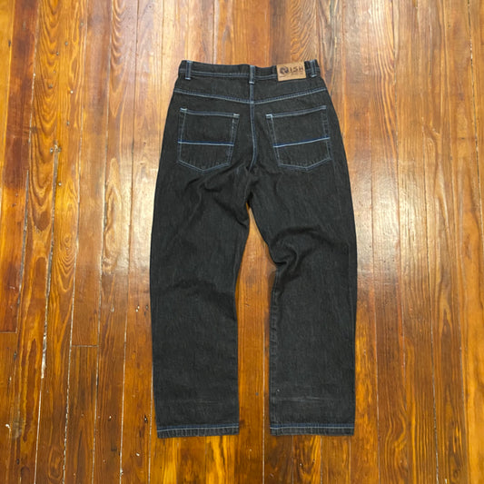 Risk Jeans Bootleg Black Jeans- 36x34