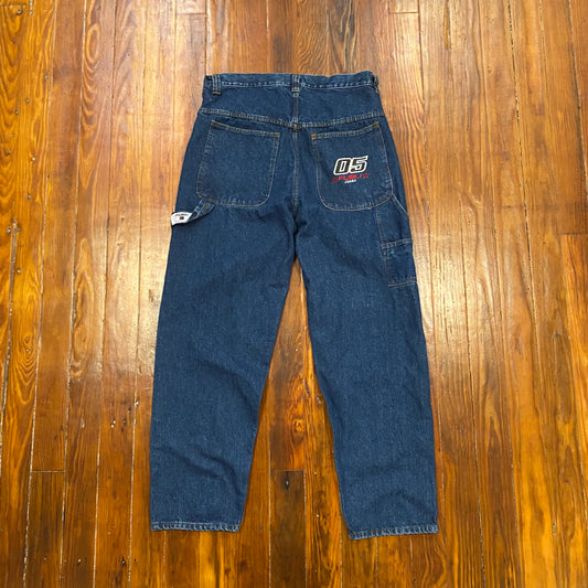 FUBU 05 Bootleg Blue Jeans- 38x32