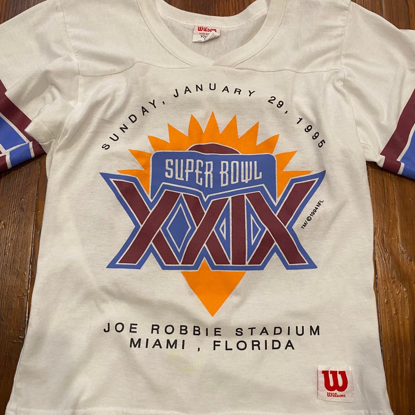 Vintage 1994 Wilson NFL Super Bowl XXIX Tee - M