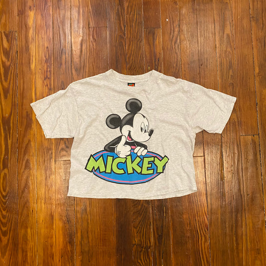 Vintage Disney Big Face Mickey Mouse Tee - L