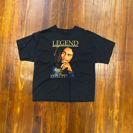 Vintage Bob Marley Legend Rootswear Big Face Tee - XL