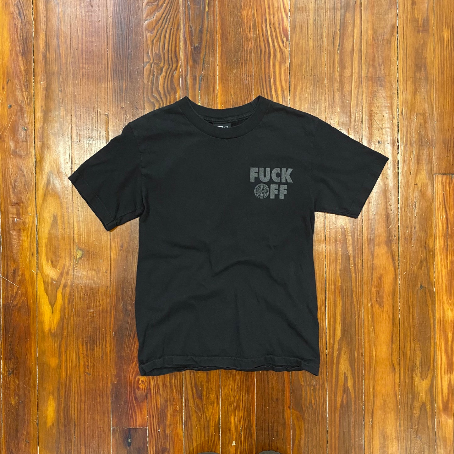 Vintage "Fuck Off" Independent Truck Company Skate Tee - S