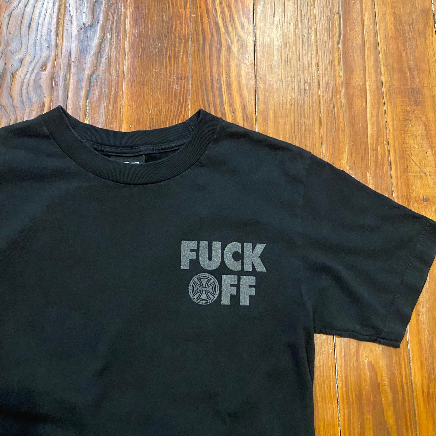 Vintage "Fuck Off" Independent Truck Company Skate Tee - S