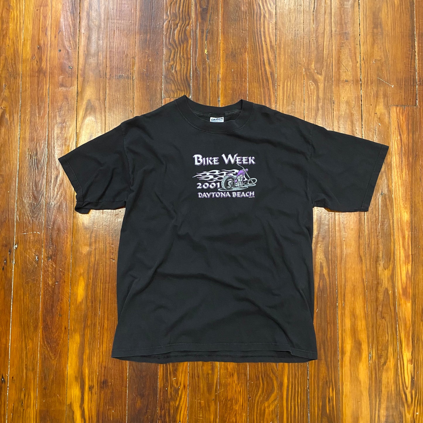 Vintage 2001 Daytona Beach Bike Week Tee - XL