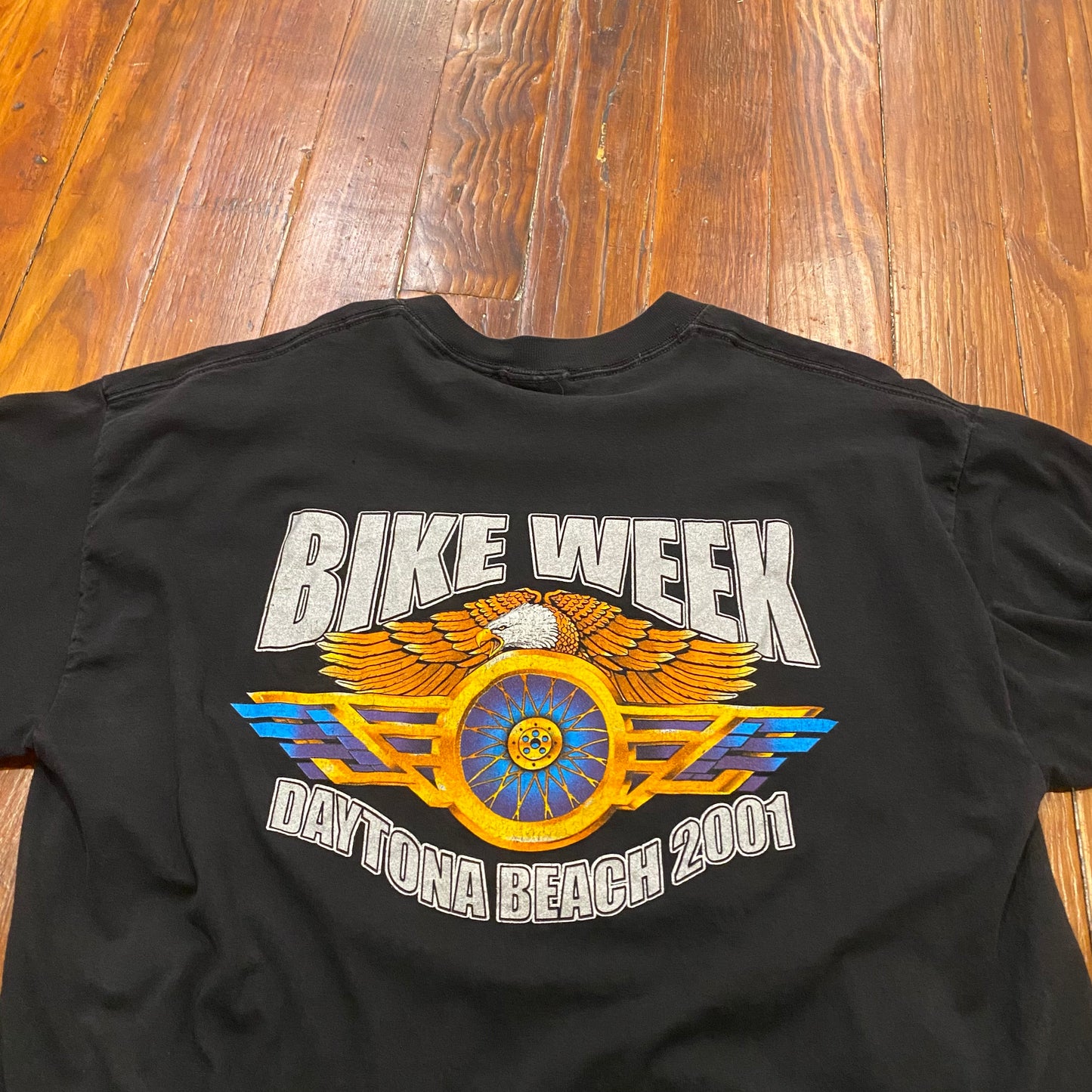 Vintage 2001 Daytona Beach Bike Week Tee - XL