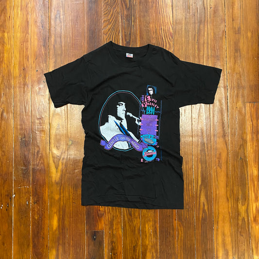 Vintage 1991 Elvis Presley International Tribute Week Tee - M
