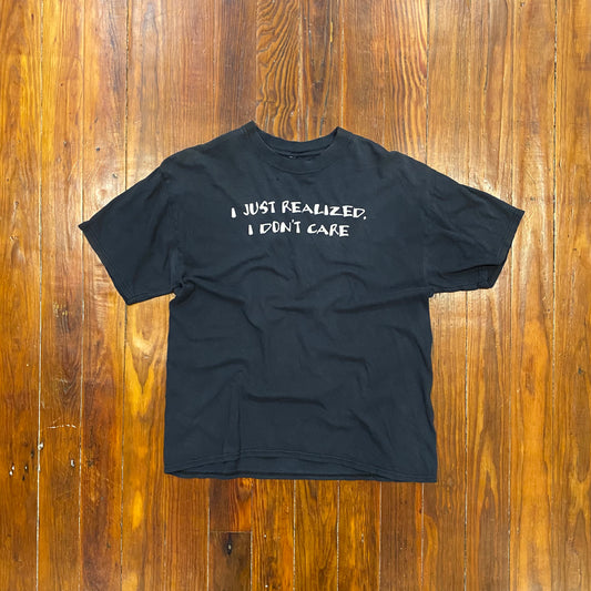 Vintage I Dont Care Tee- L