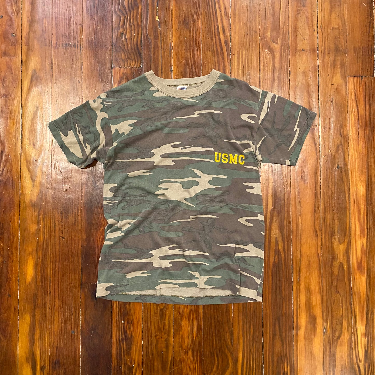 Vintage 90s USMC Camo Tee - M/L