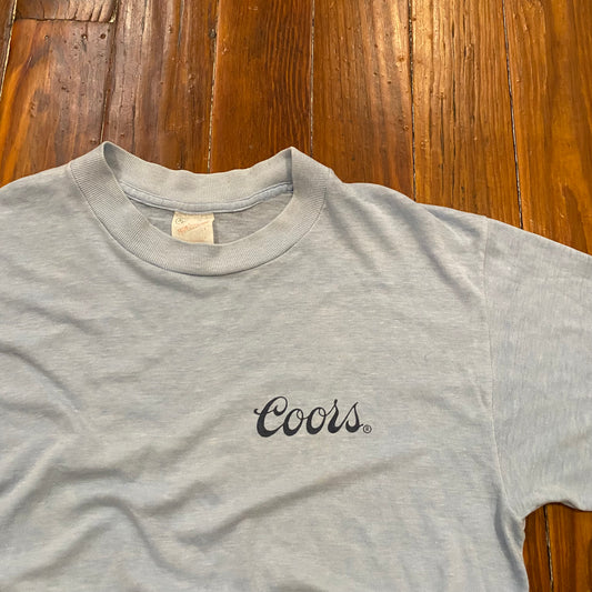 Vintage 80's Coors Light Beer Tee