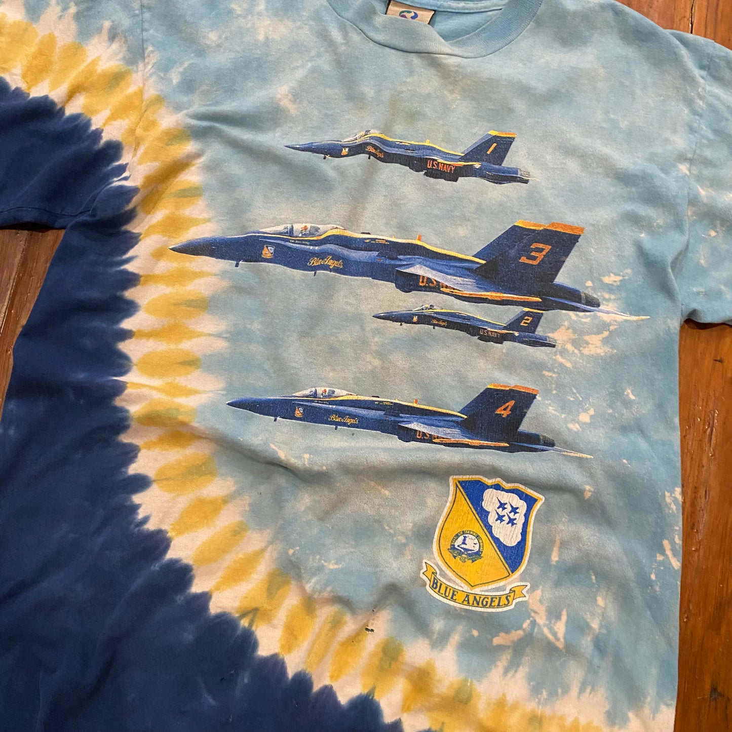 Vintage Blue Angels Liquid Blue Tagged Tee - M