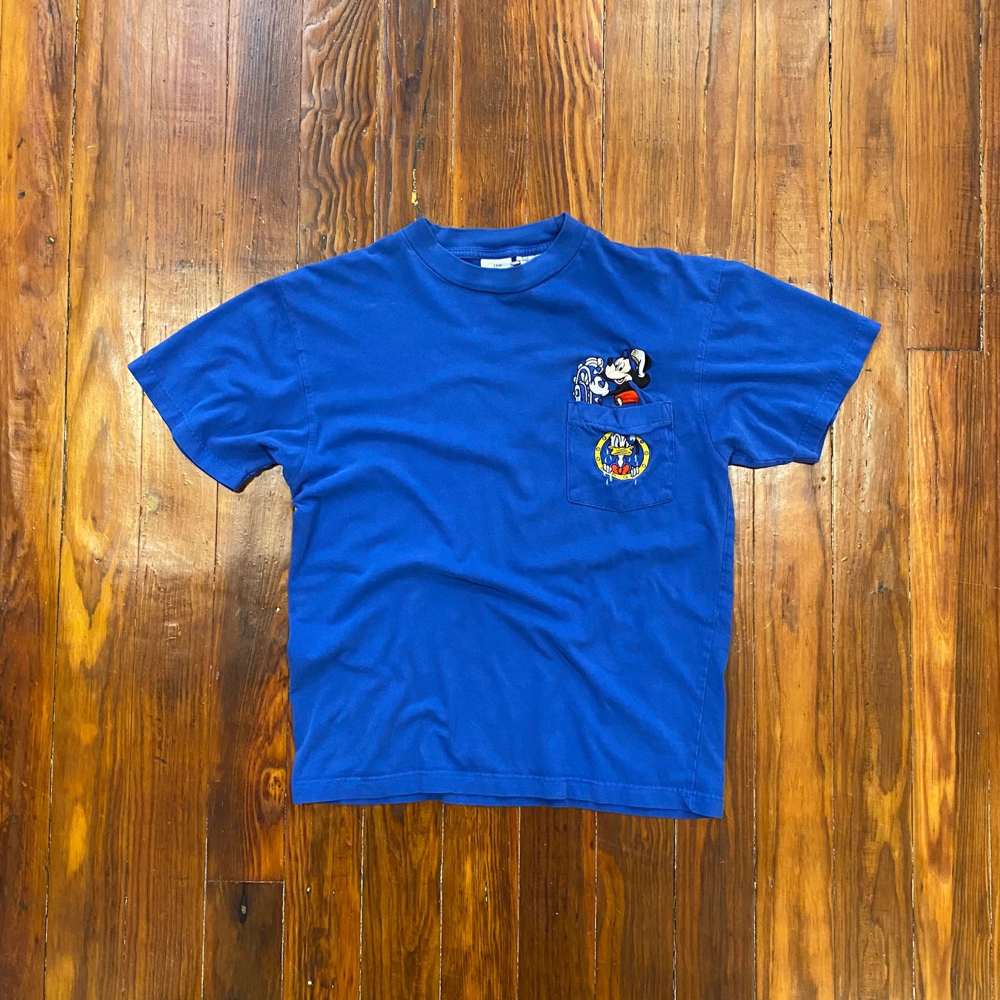 Vintage Disney Mickey and Donald Pocket Tee - M