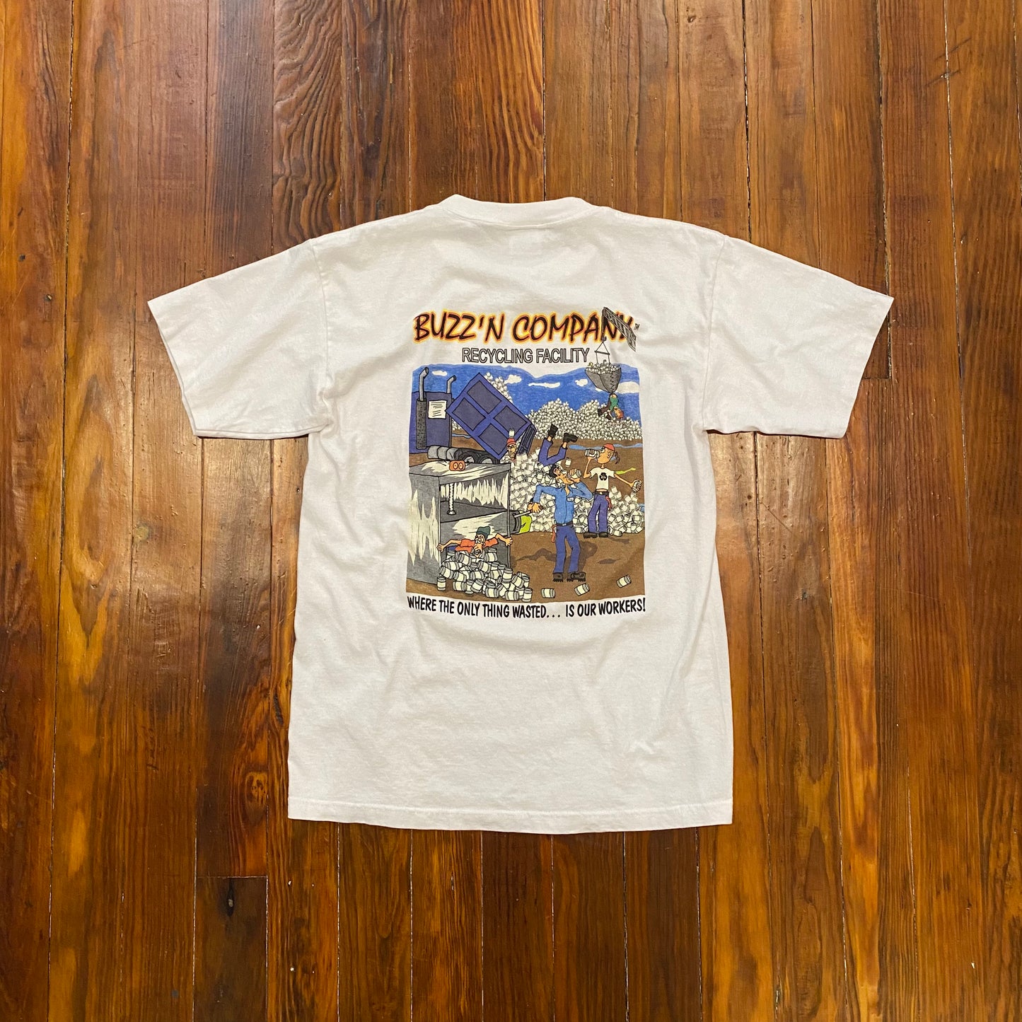 Vintage Buzz'n Company Recycling Facility Tee - L