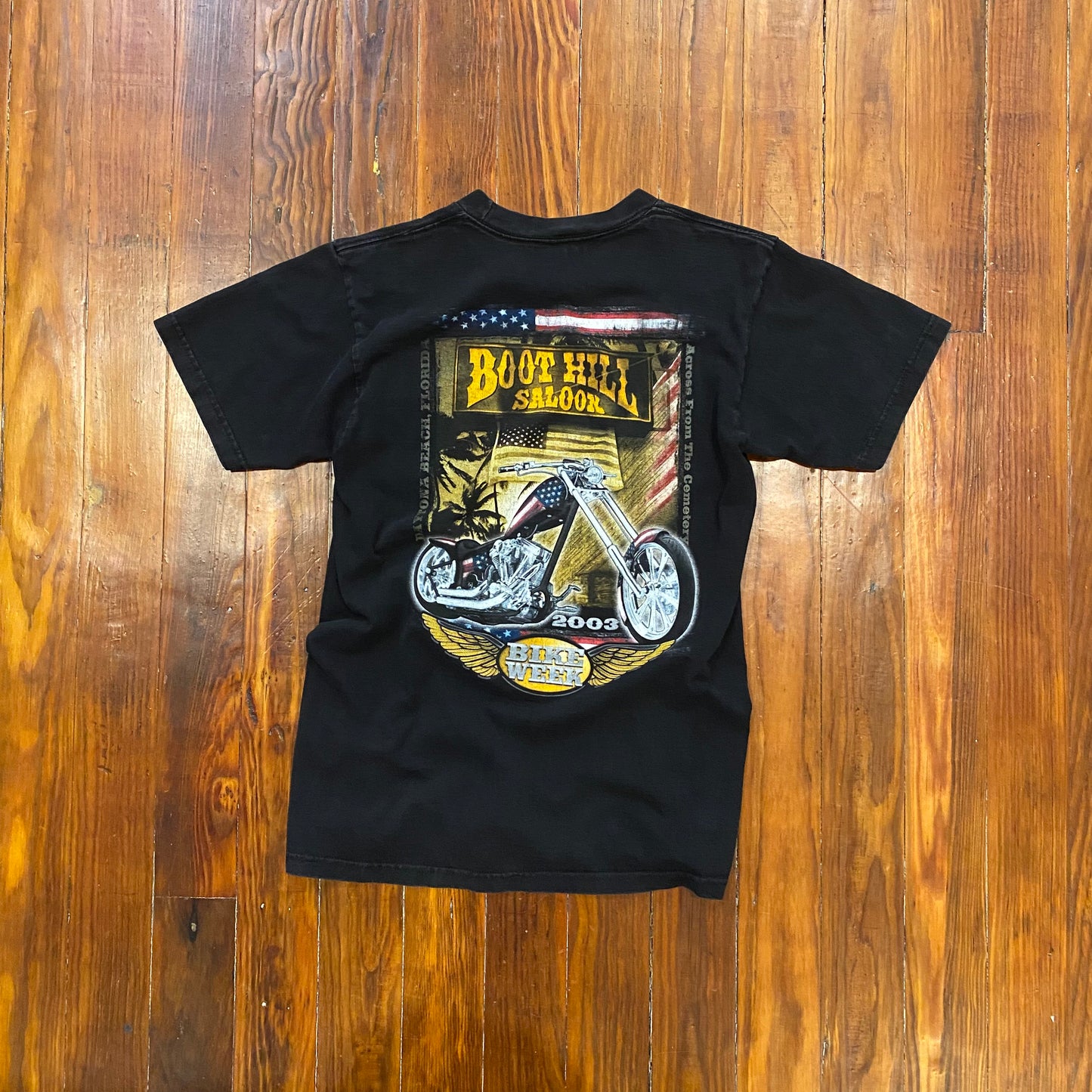Vintage Boot Hill Black Posket Tee - M