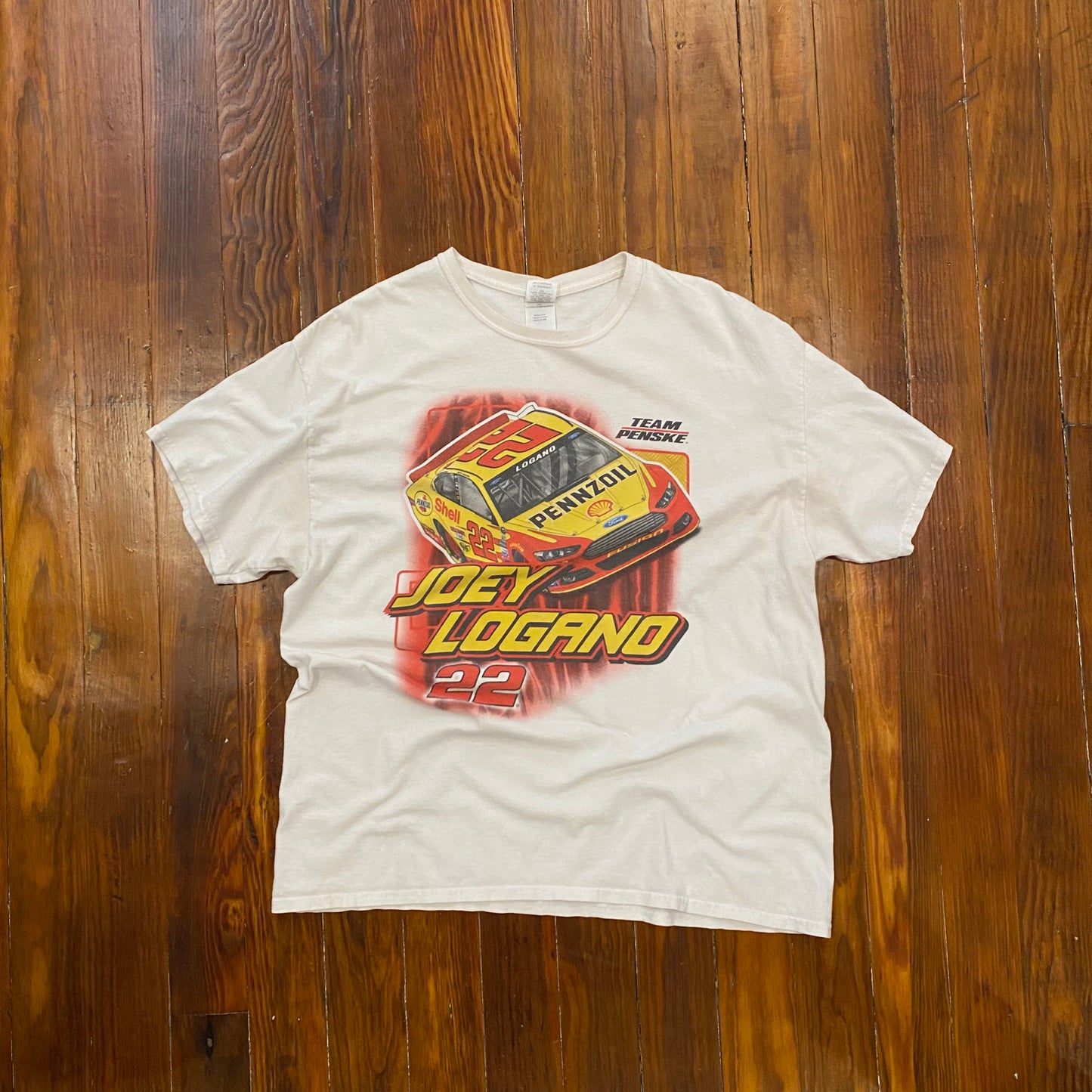 Vintage Joey Logano #22 Racing Tee - XL