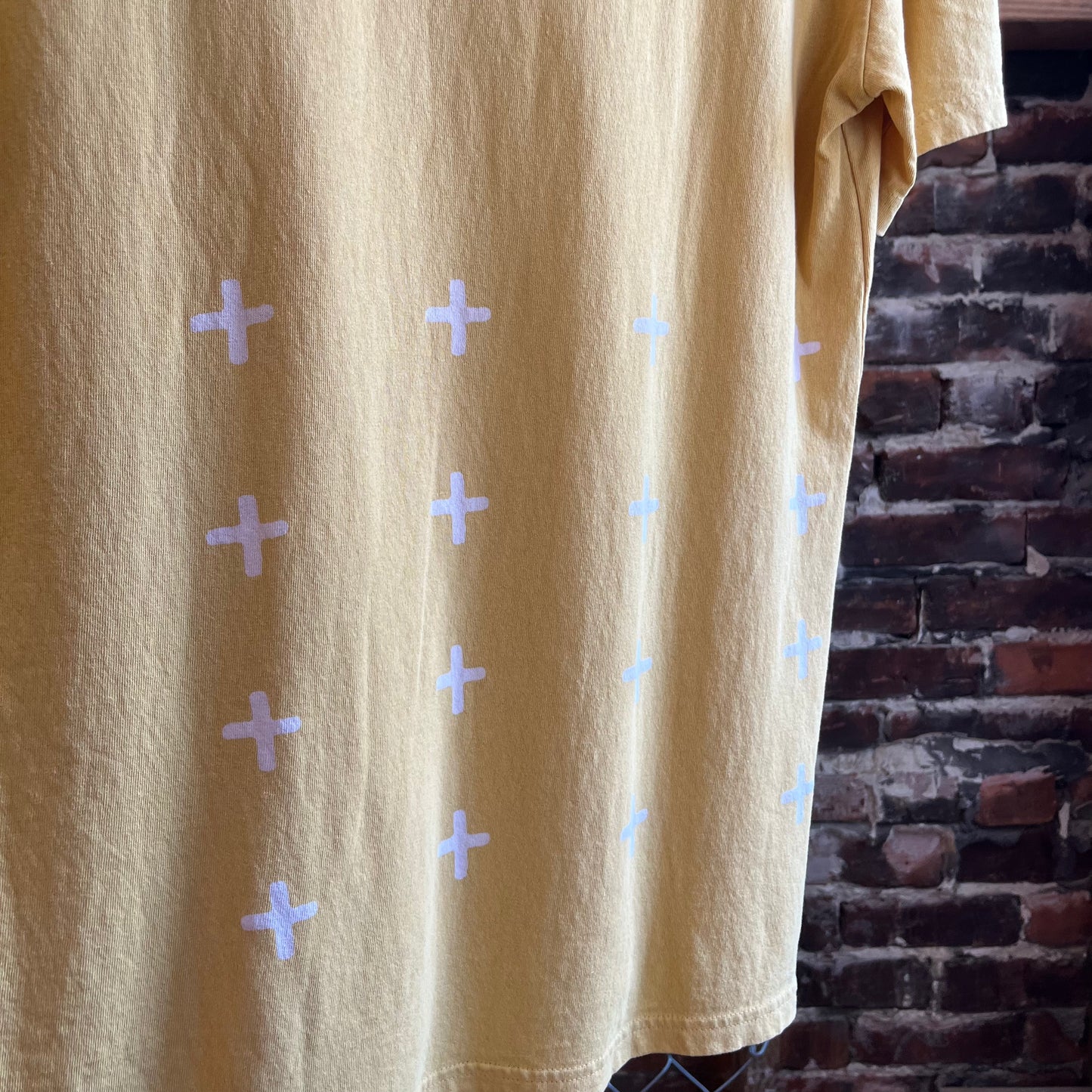 Ksubi Old Dollar Kash Yellow Tee- M