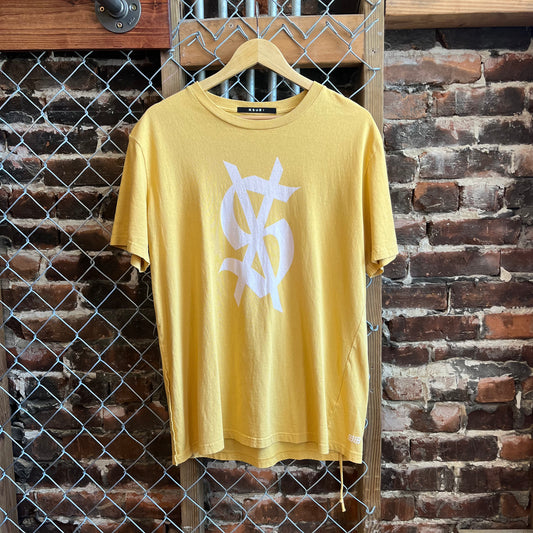 Ksubi Old Dollar Kash Yellow Tee- M